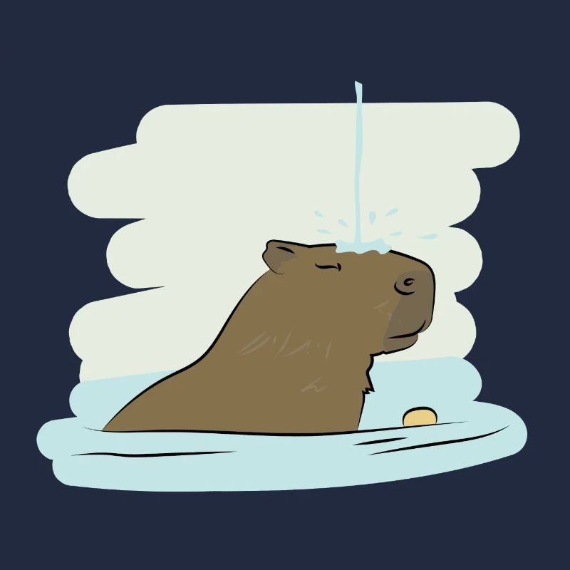 Illustrations Design "Capybara Kisses"