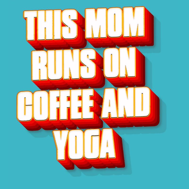 Diese Mutter läuft auf Kaffee und Yoga