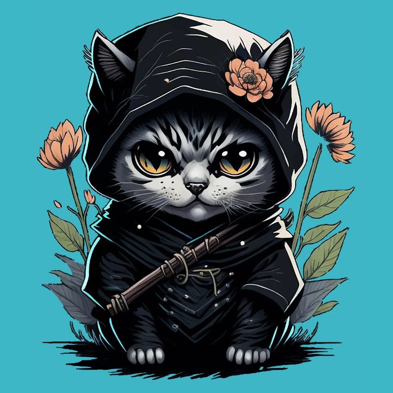 Die Ninja-Katze: Eine unbesiegbare Kämpferin