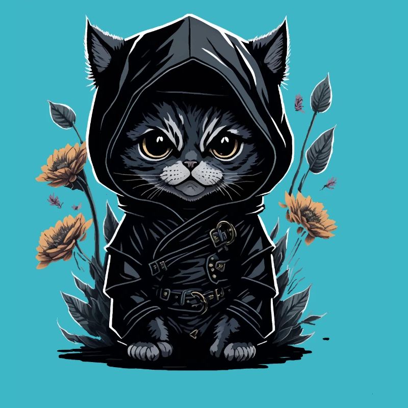 Erlebe Abenteuer mit der Ninja-Katze