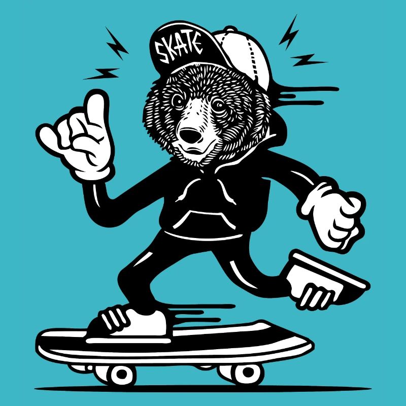 Bande dessinée Skater Bear