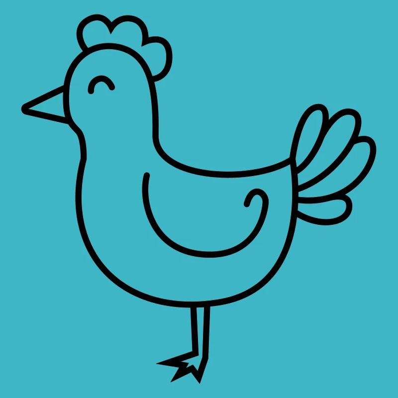 Huhn Comic Tier