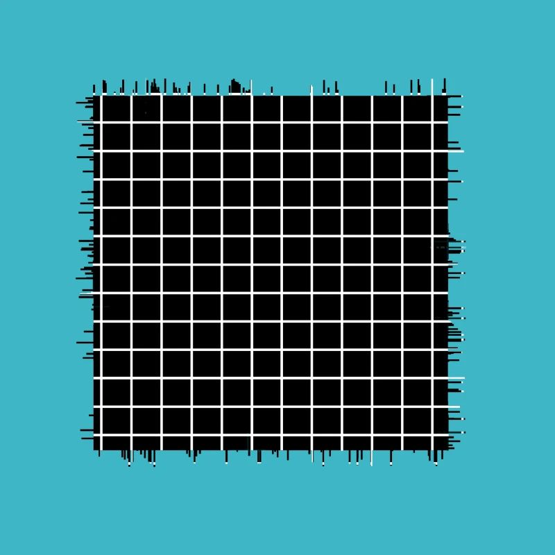 square shape crossed checkered pattern paper