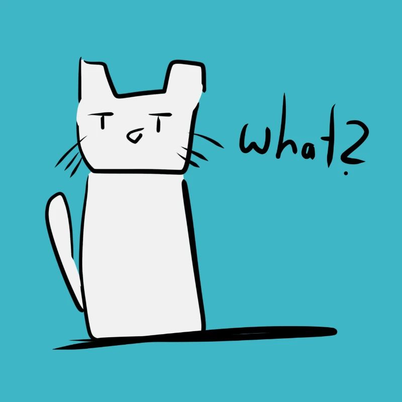 Chat confus animal mignon