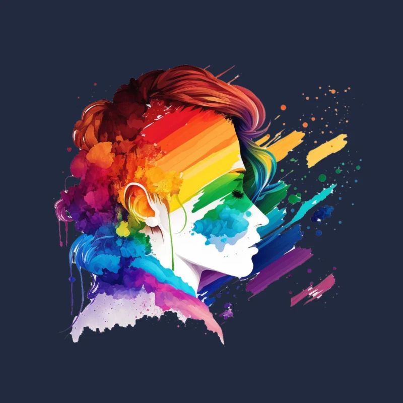 Regenbogenfrau