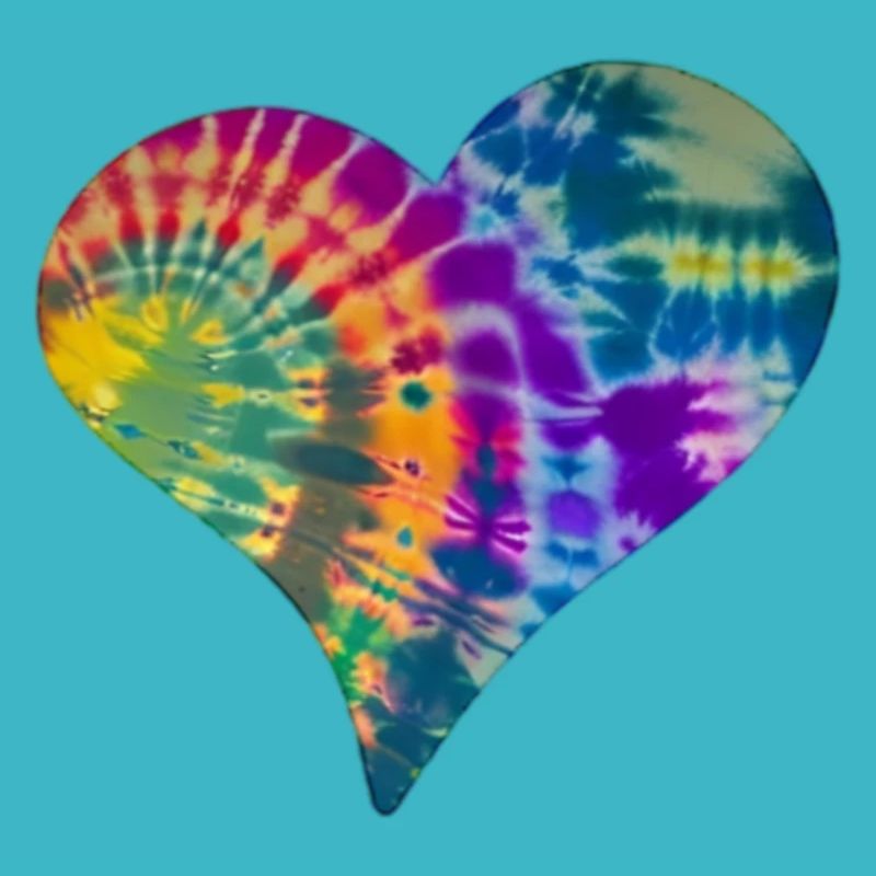 Tie Dye Heart