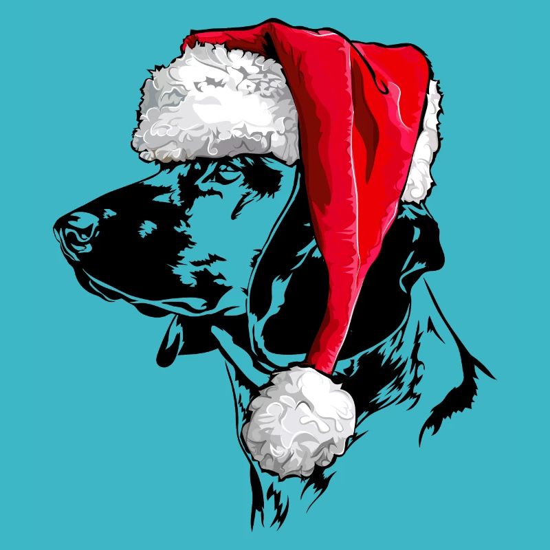Santa BAVARIAN MOUNTAIN SWEAT DOG Noël