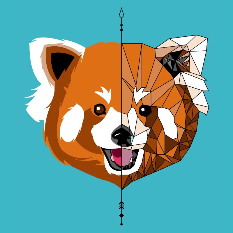 Panda roux stylé