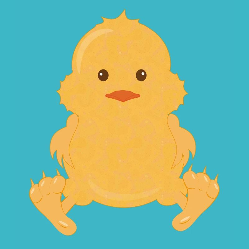 Oh comme c’est doux! Un poussin nouvellement éclos