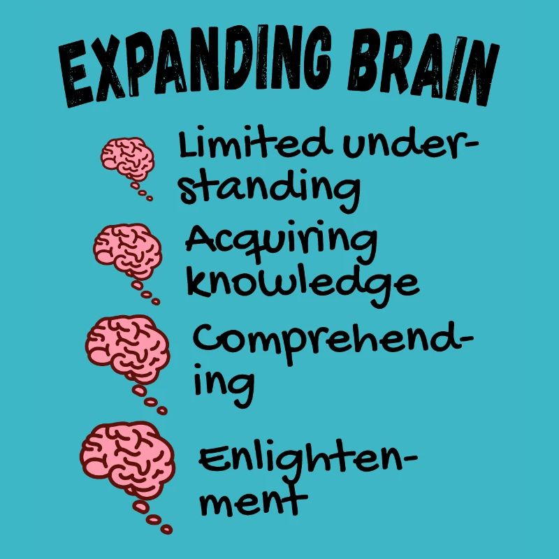 Gehirn erweitern - Expanding Brain Meme
