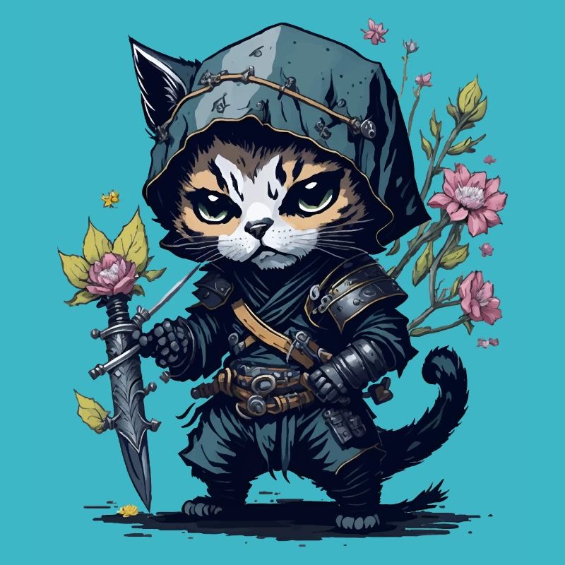Le chat ninja – unique et intrépide