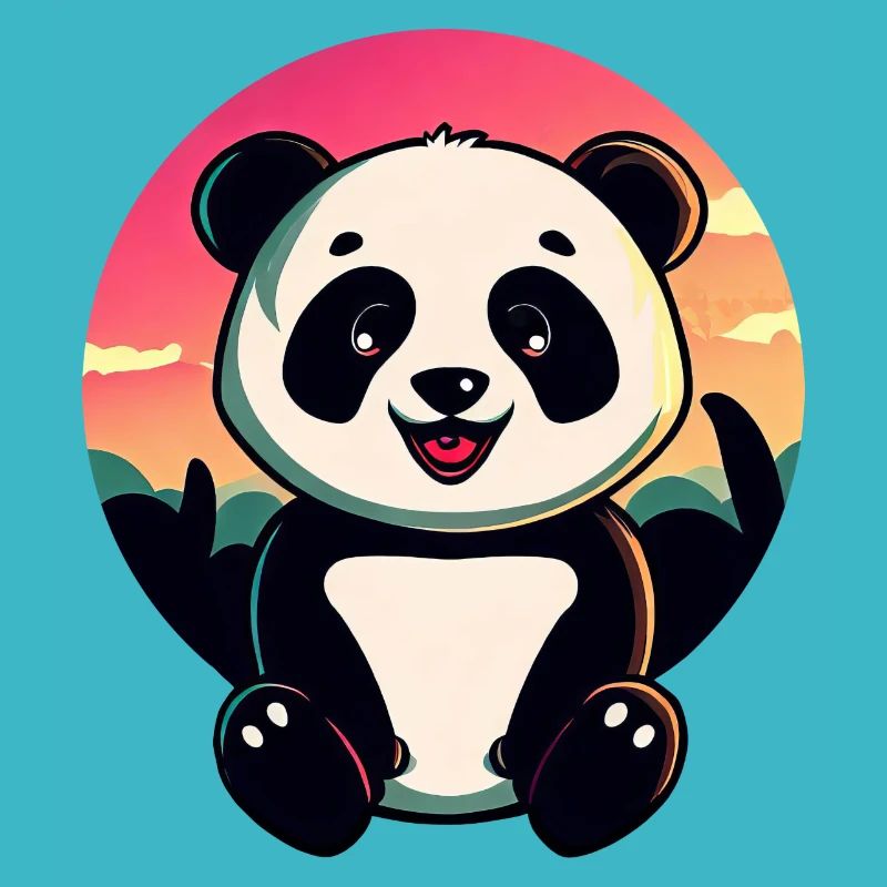 Mignon Panda Sunset Design