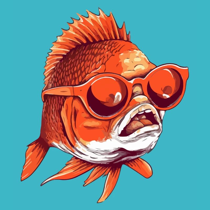 Bib le poisson rouge