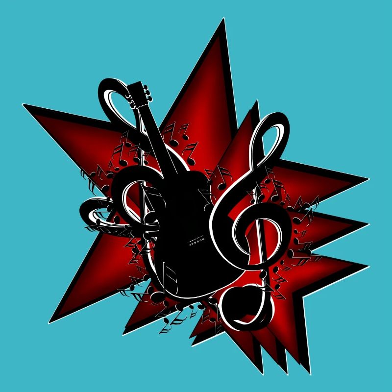 Clef de guitare étoilée