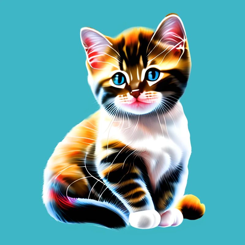 Bébé chat de Noël