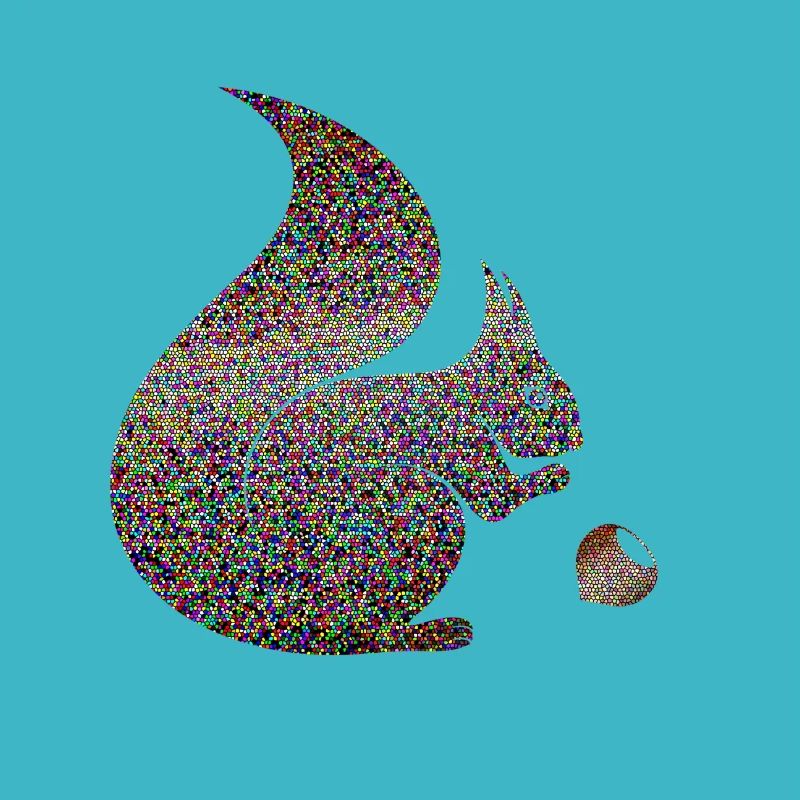 Paranormales Eichhörnchen