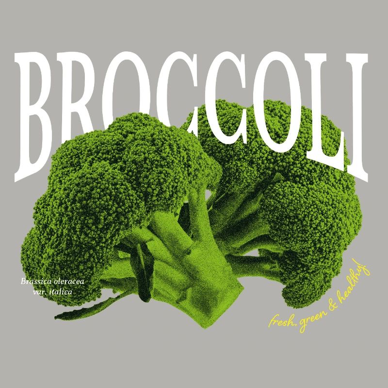 Broccoli – Ästhetisches Gemüse-Design