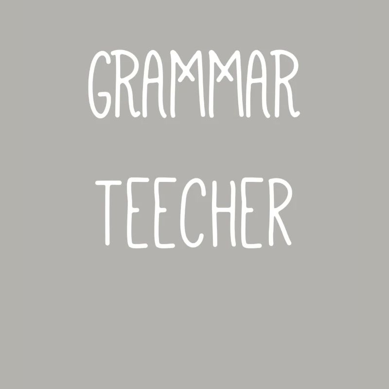 Professeur de grammaire autodérisoire
