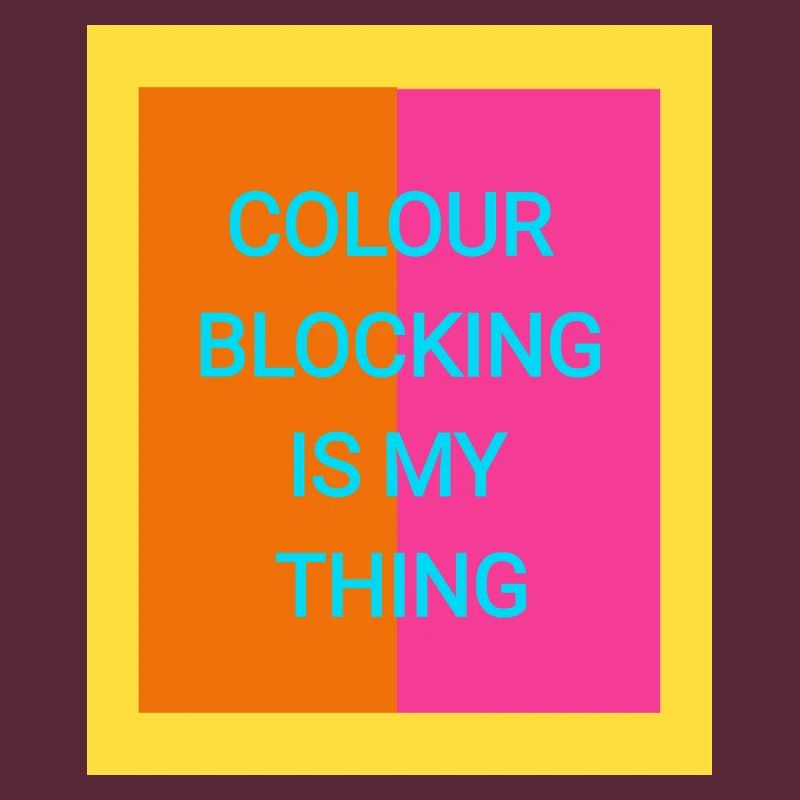 colour blocking