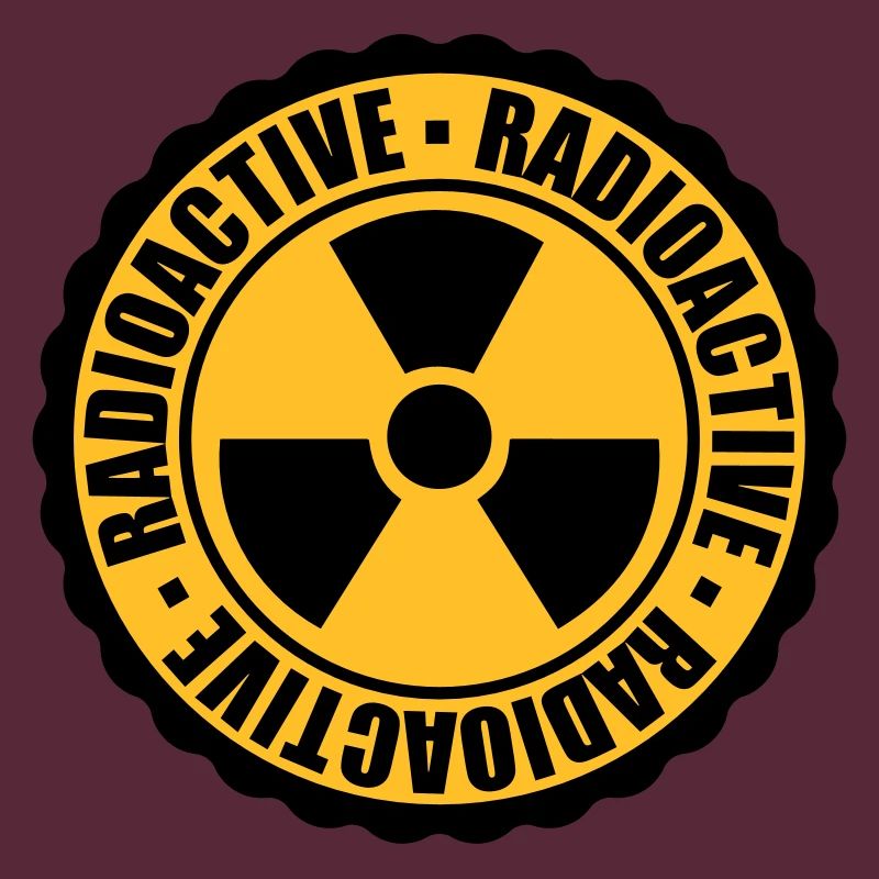 stamp danger caution caution caution atomic bomb
