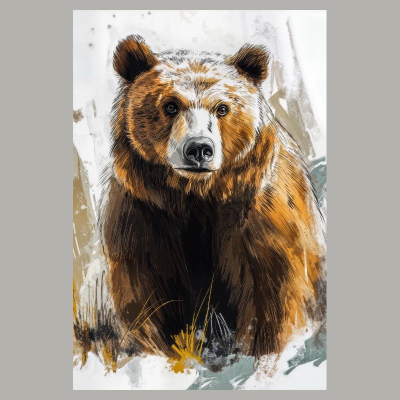 Illustration eines Bären