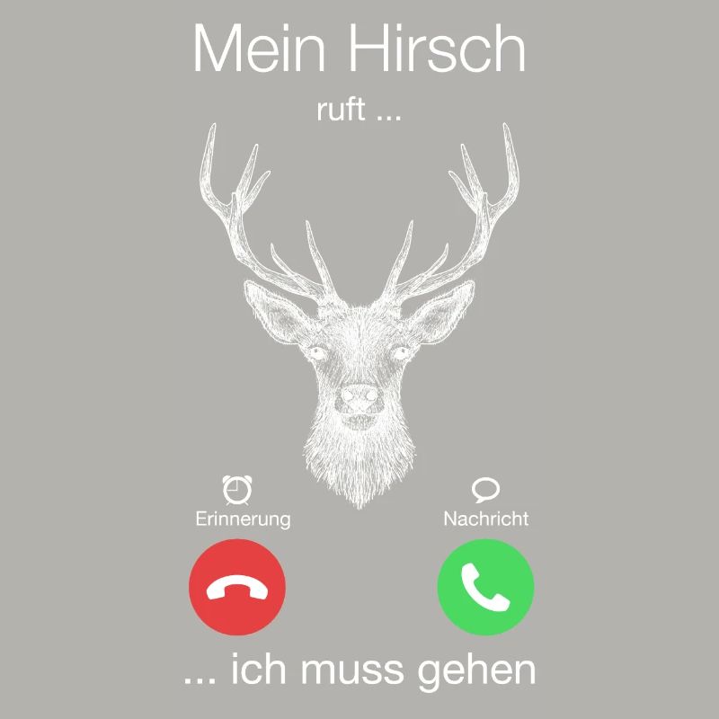 Geschenk Anruf Hirsch ruft