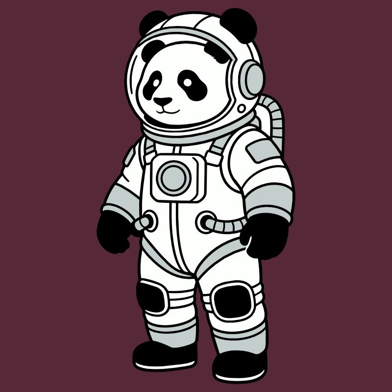 Combinaison spatiale panda bear