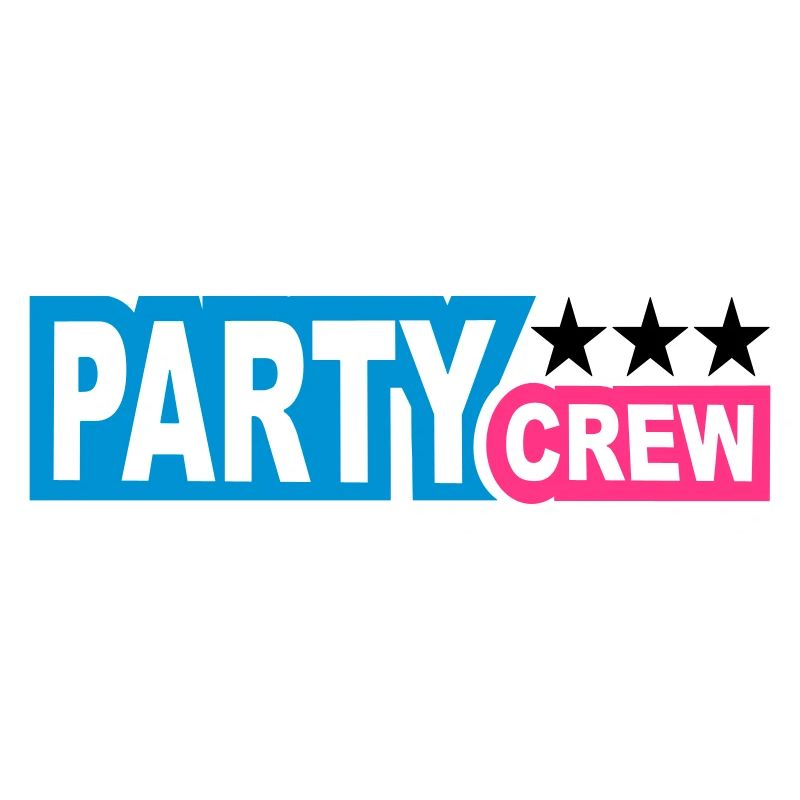 Party Crew Fun Sterne Feiern Team Freunde Mitglied