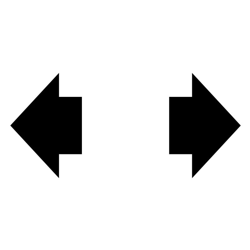 arrow left right
