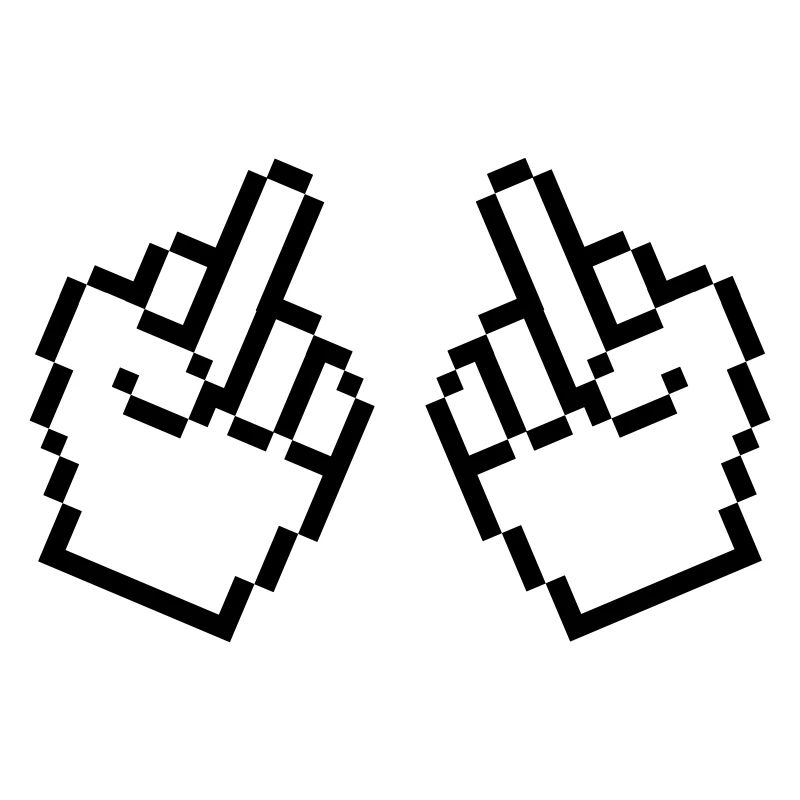 mittelfinger pixel