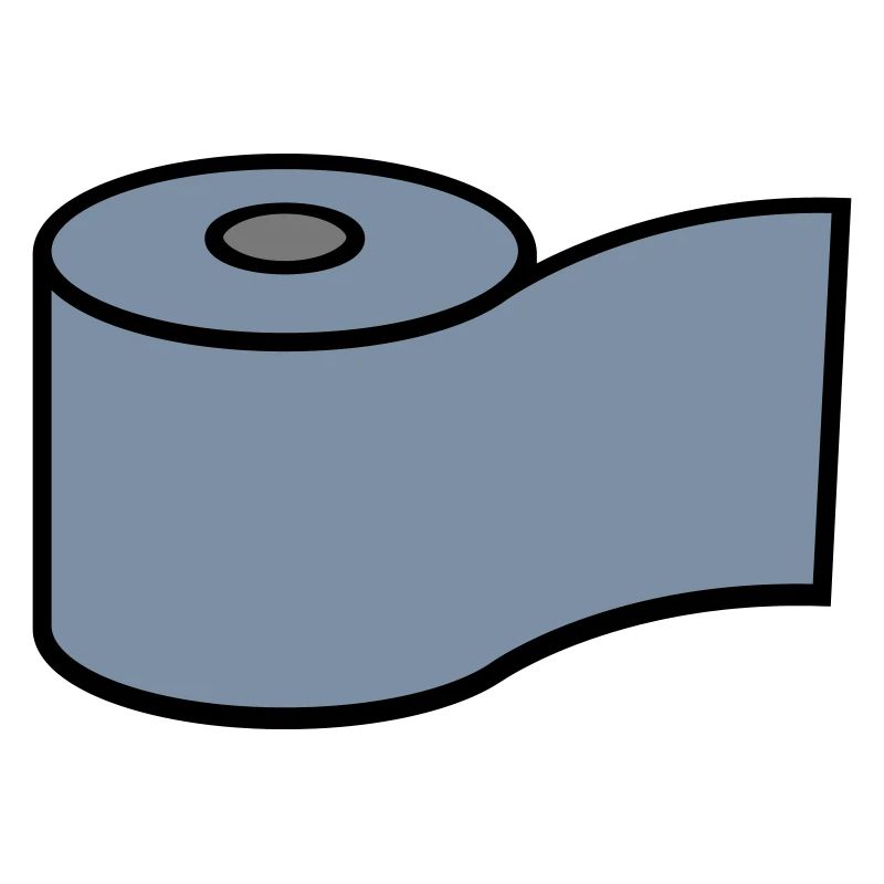 Conception du logo du rouleau de papier toilette