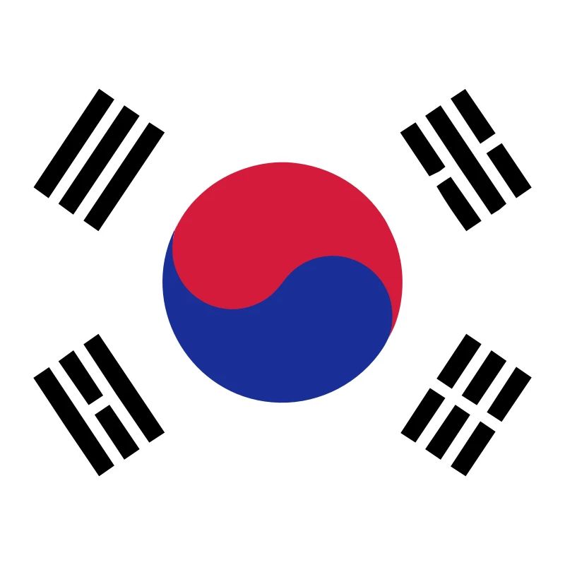 Korea Flagge