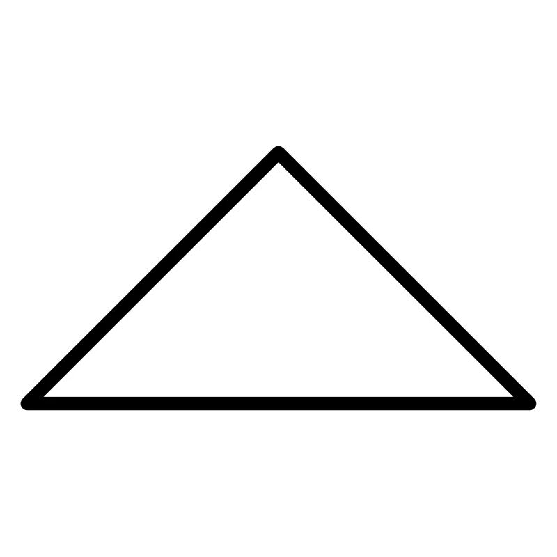 Math symbol - equilateral triangle