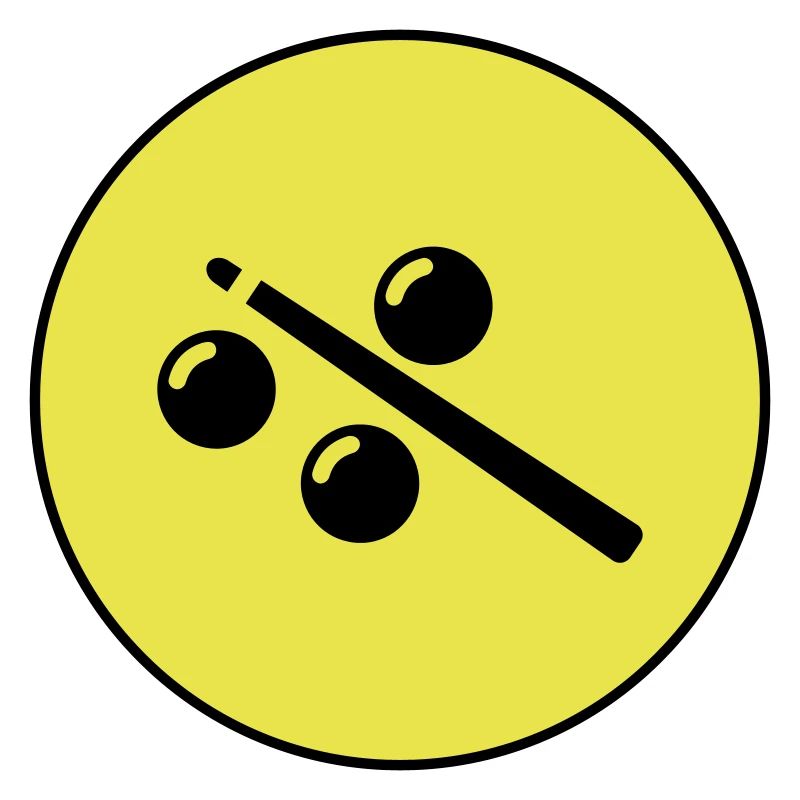 Icône de symbole de billard