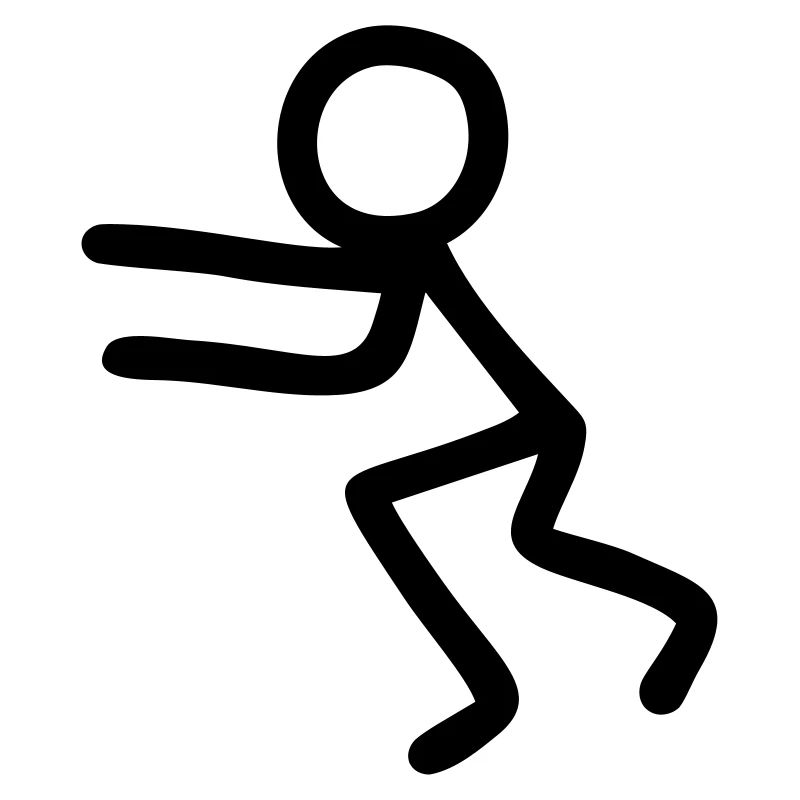 Laufendes Strichmännchen
