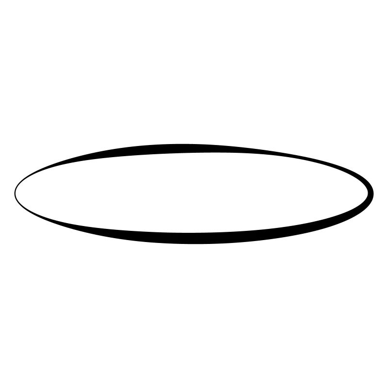 Oval circle