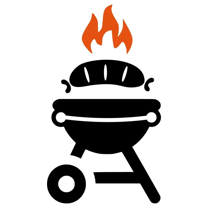 Grill mit Wurst