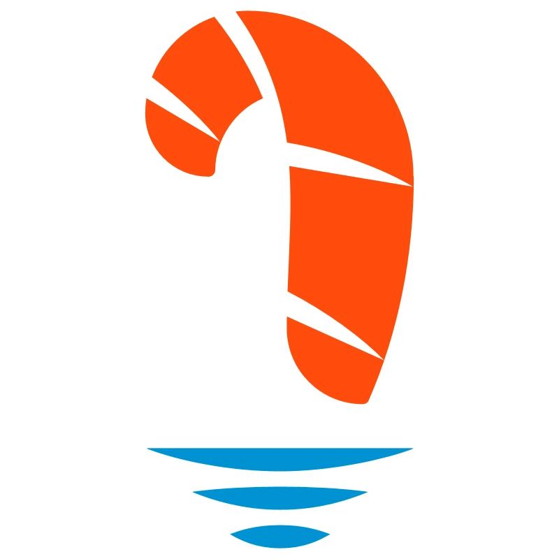 Logo du kitesurfeur