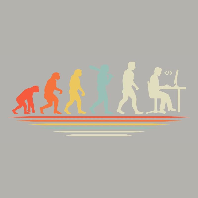 Coffee Coding Evolution Coder Developer Nerd Coffe