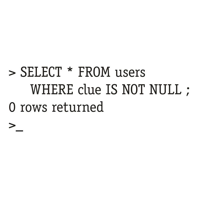 SQL No Clue