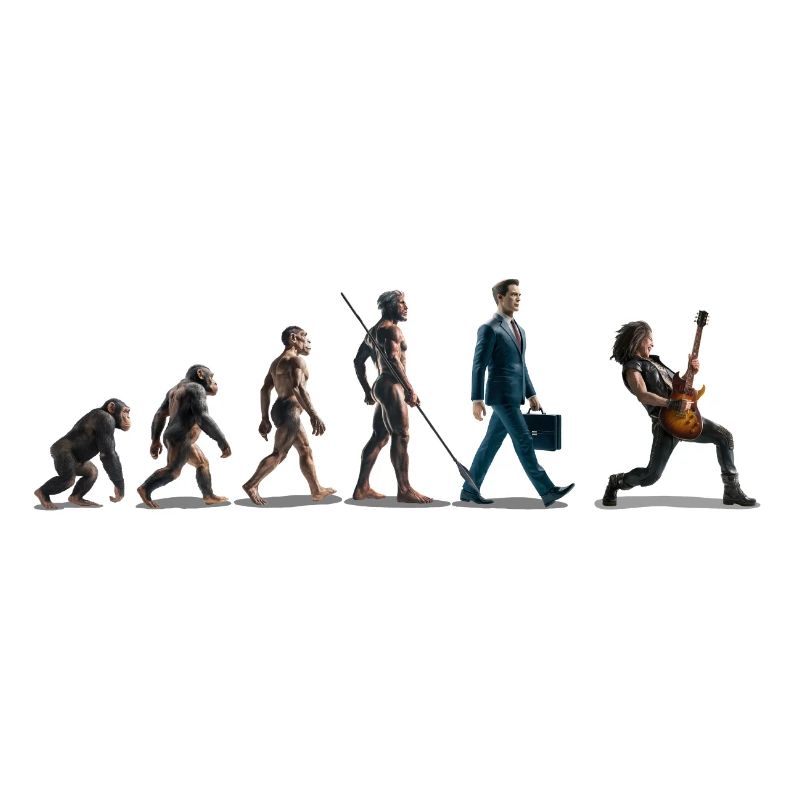 Evolution Guitar Player