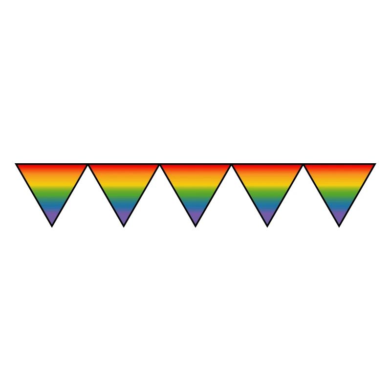 Regenbogen LGBTQIA triangles