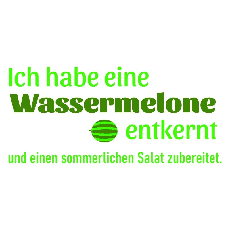 Wassermelone entkernt