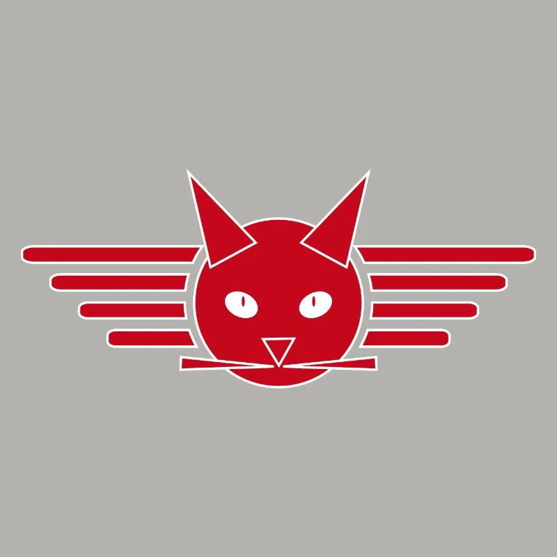 Conception créative de t-shirt Ailes de chat