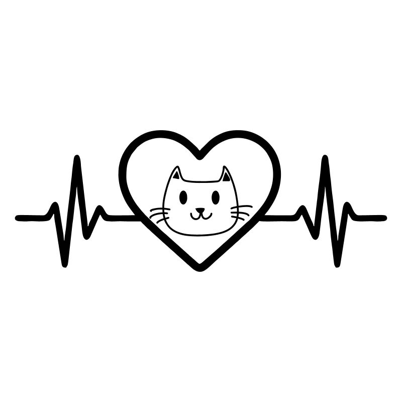 Katze Herz Tier