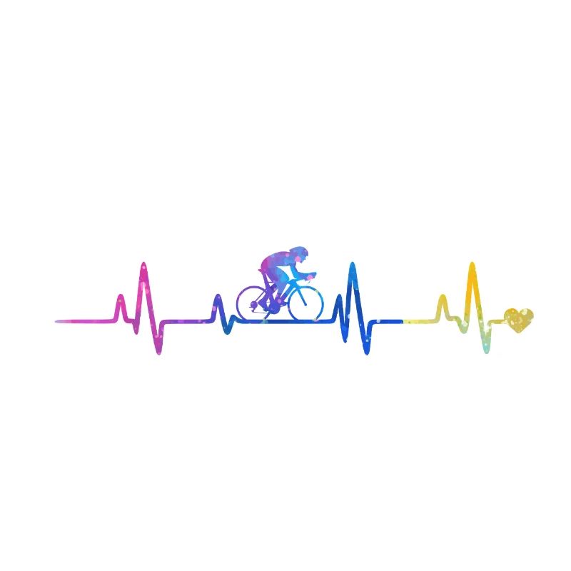 Herzschlag-Radfahrer Gradient