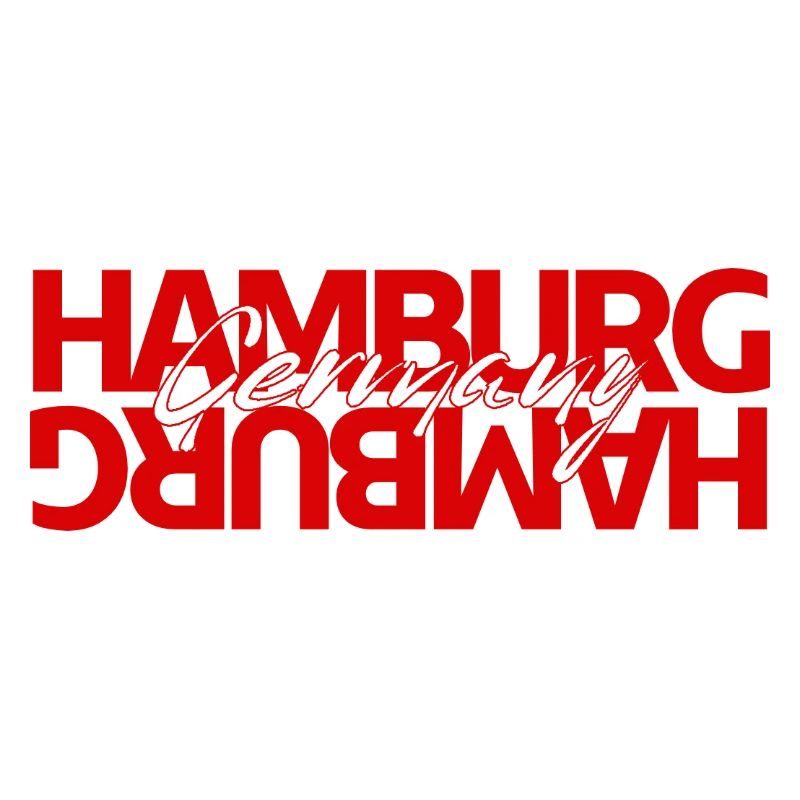 Hamburg Germany Bold Typography