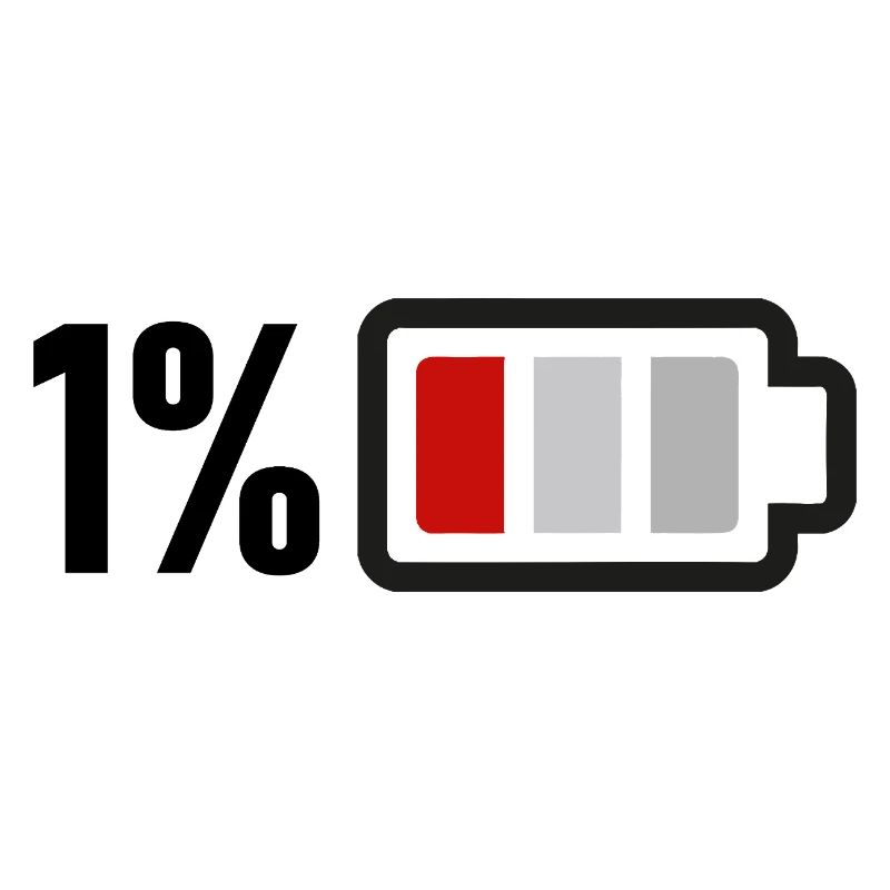 Leere Batterie
