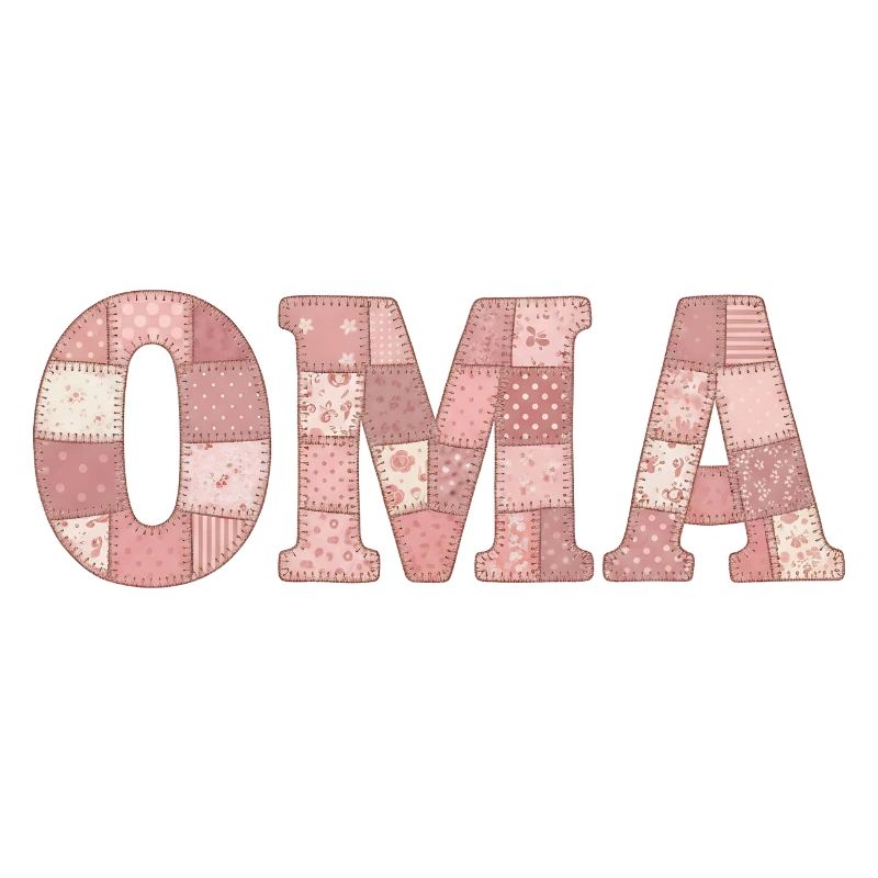Chemise cadeau en patchwork OMA Coussin