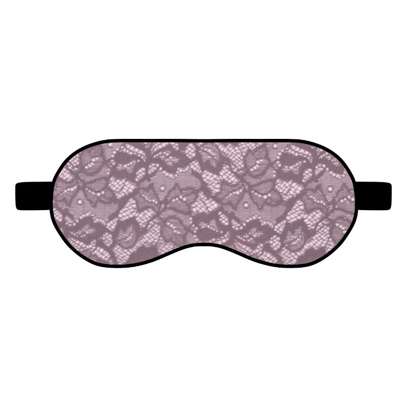 Schlafmaske mit Lavendel-Spitzen-Textur